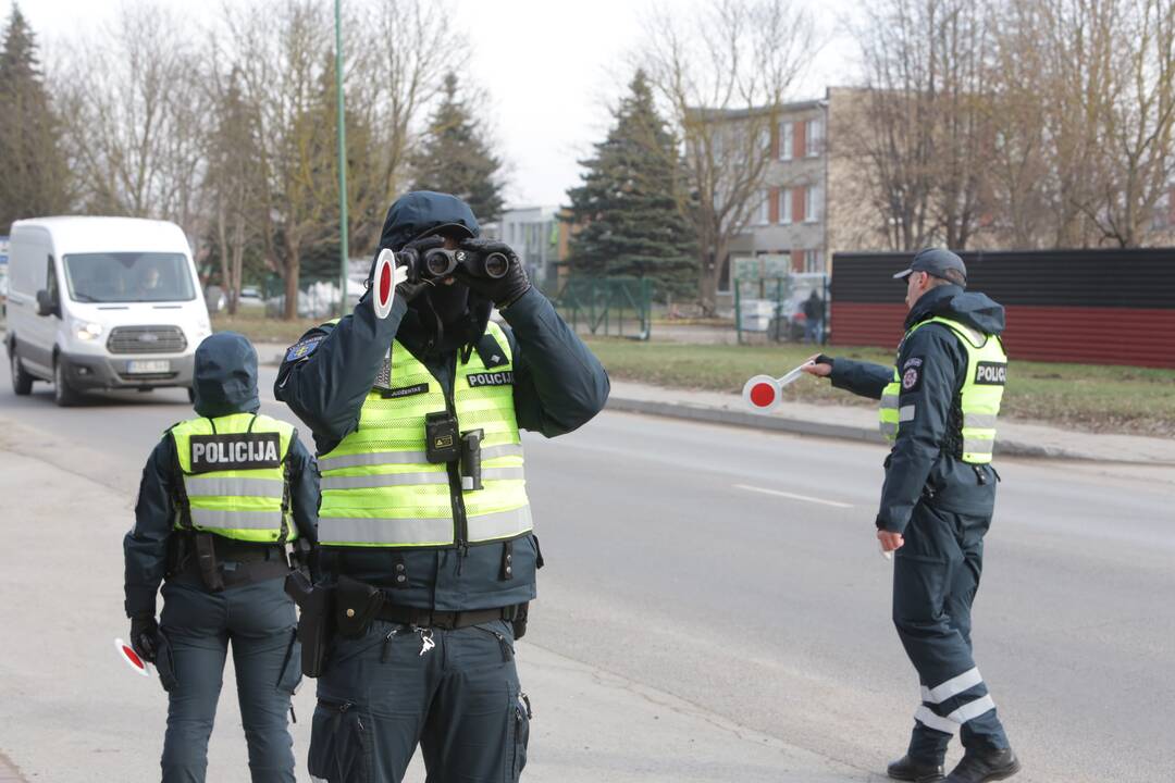 Reidas uostamiesčio Dubysos gatvėje