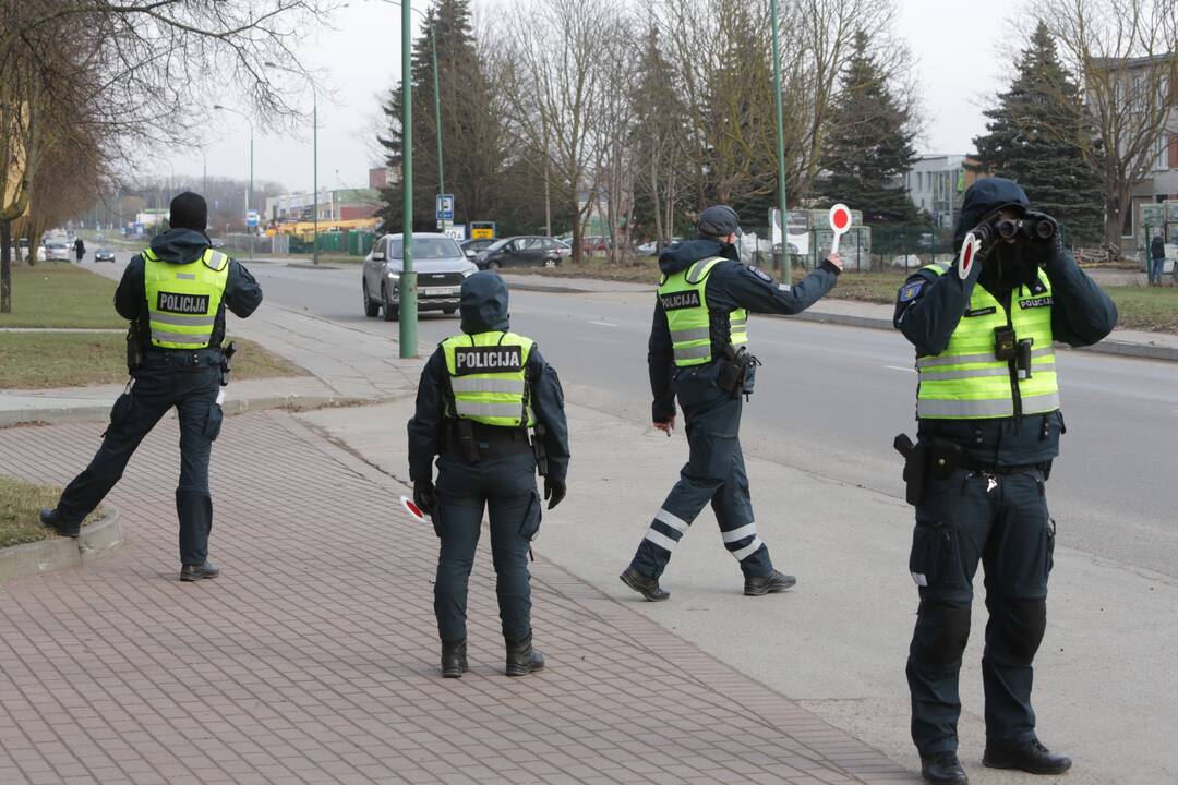 Reidas uostamiesčio Dubysos gatvėje