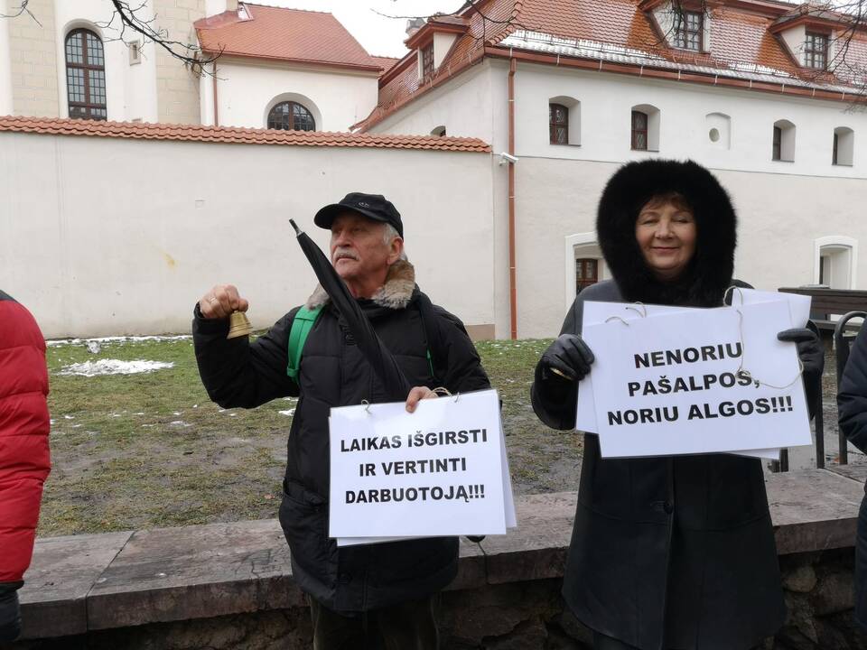 Protestas „Paskutinis skambutis“