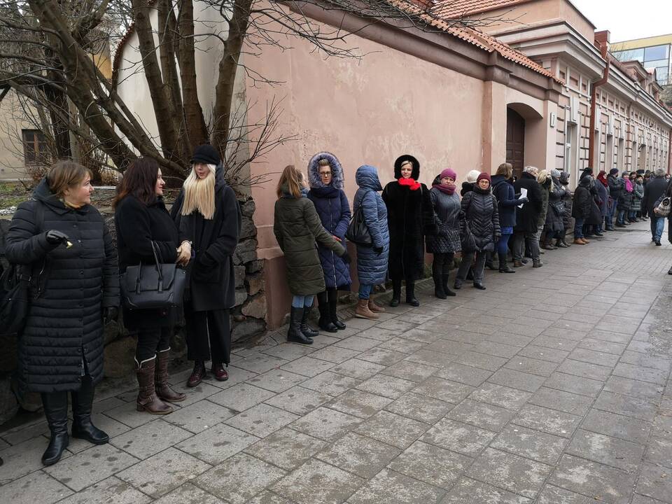 Protestas „Paskutinis skambutis“