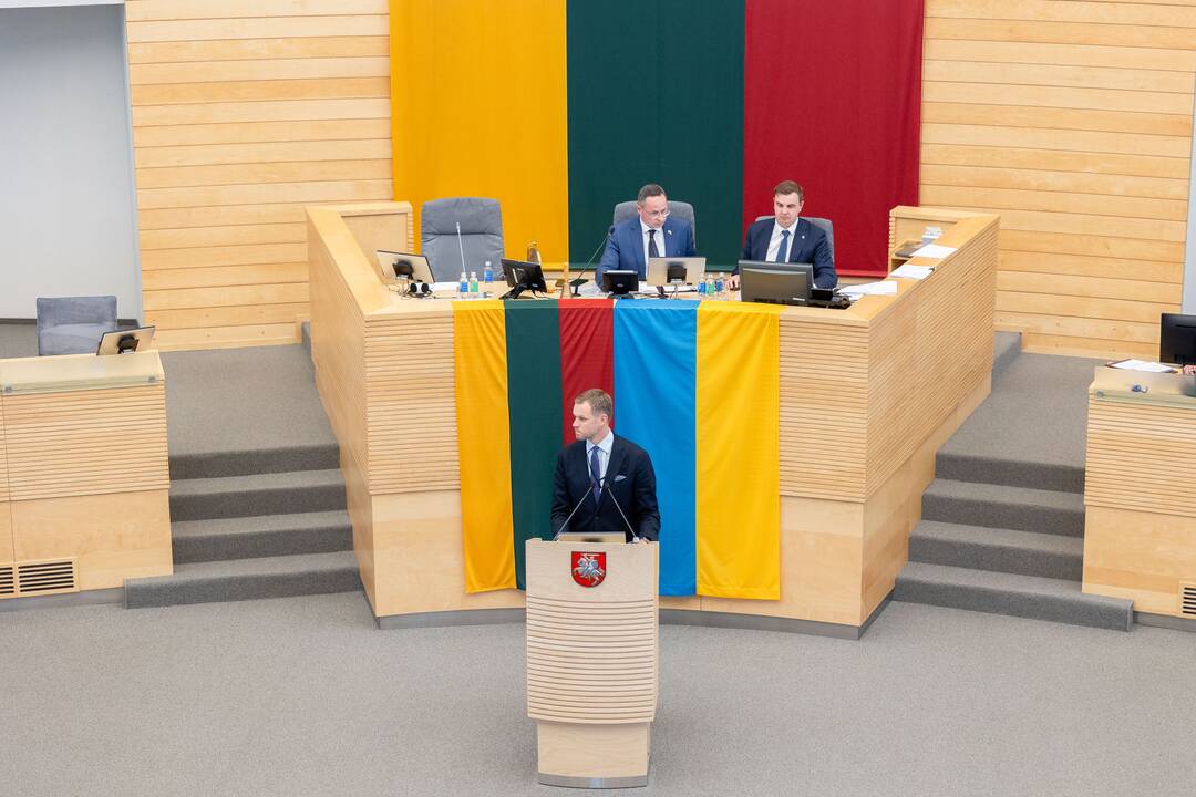 G. Landsbergis atsakė į Seimo narių klausimus dėl vilos Graikijoje