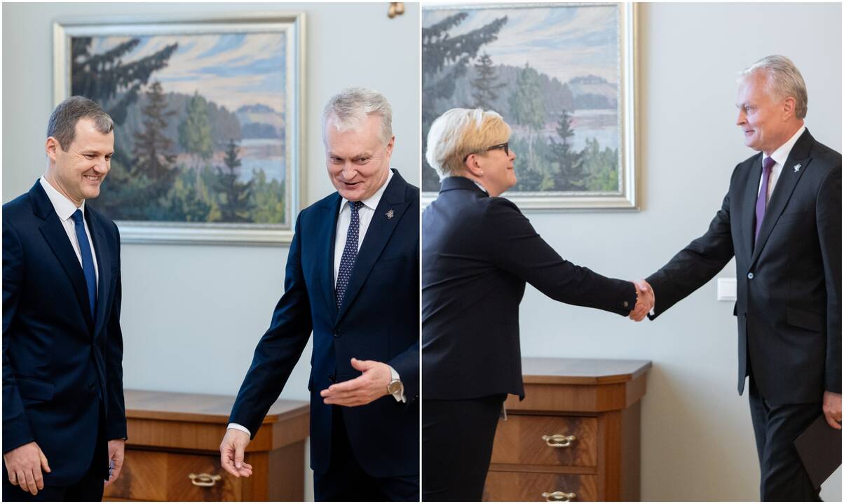 Prezidentas palygino I. Šimonytės ir G. Palucko Vyriausybes: kuri atrodo pajėgesnė?