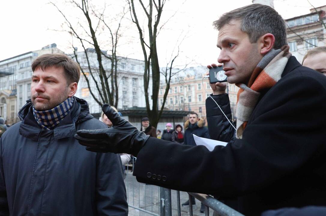 Protestas „Paskutinis skambutis“