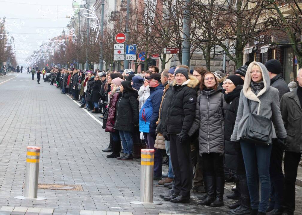 Protestas „Paskutinis skambutis“
