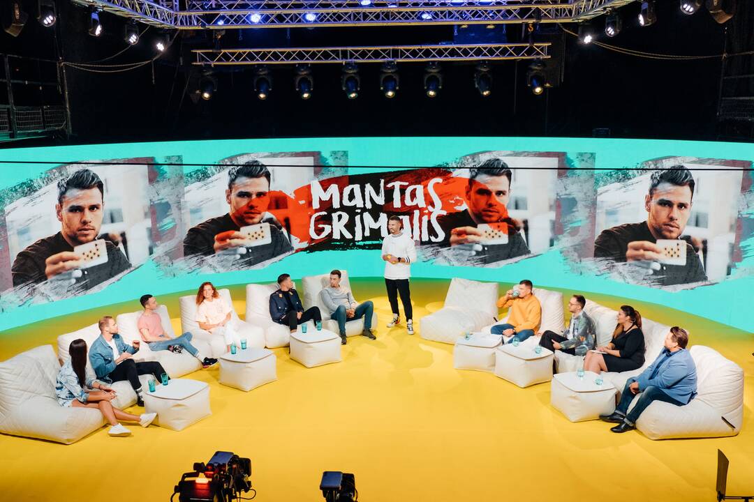 Mantas Stonkus (kairėje), Erika Vitulskienė, Merūnas Vitulskis