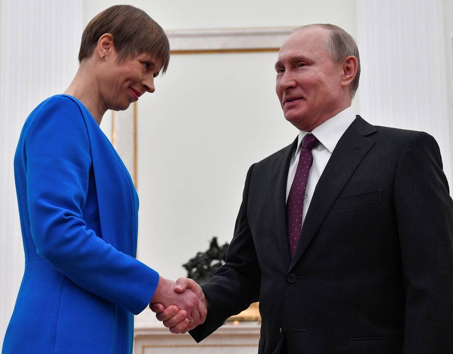 Kersti Kaljulaid ir Vladimiras Putinas