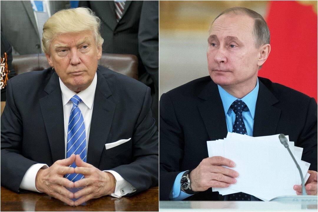 Donaldas Trumpas ir Vladimiras Putinas