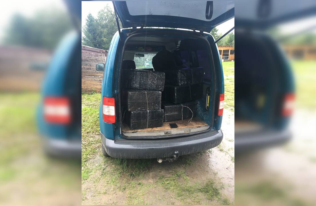 Sodų namelyje Šiauliuose aptikta daugiau kaip 8 tūkst. pakelių cigarečių