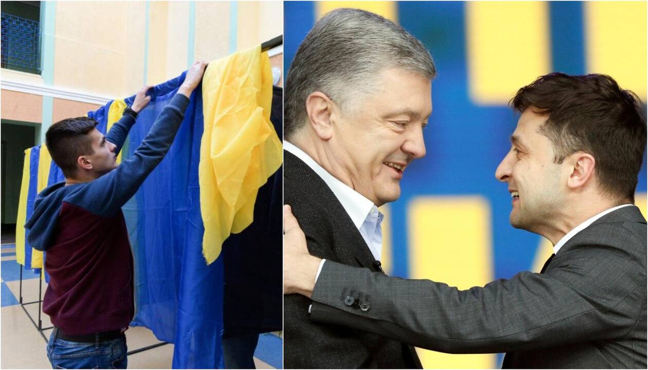 Petro Porošenka ir Volodymyras Zelenskis