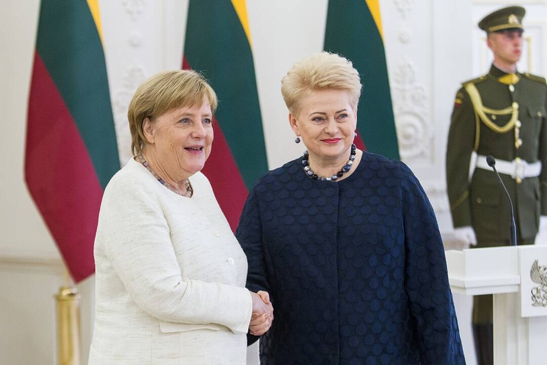 Susitikimai: buvo pastebimas A.Merkel draugiškas požiūris ir palankumas Lietuvai bei prezidentei D.Grybauskaitei.