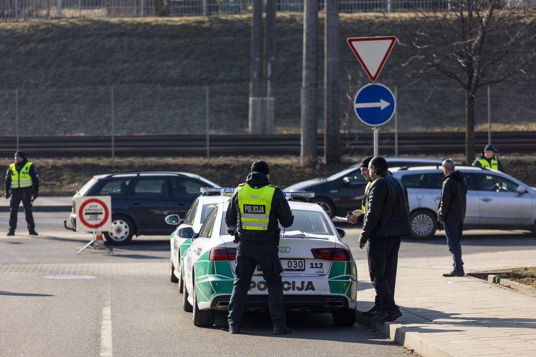 Policijos reidas Drujos gatvėje