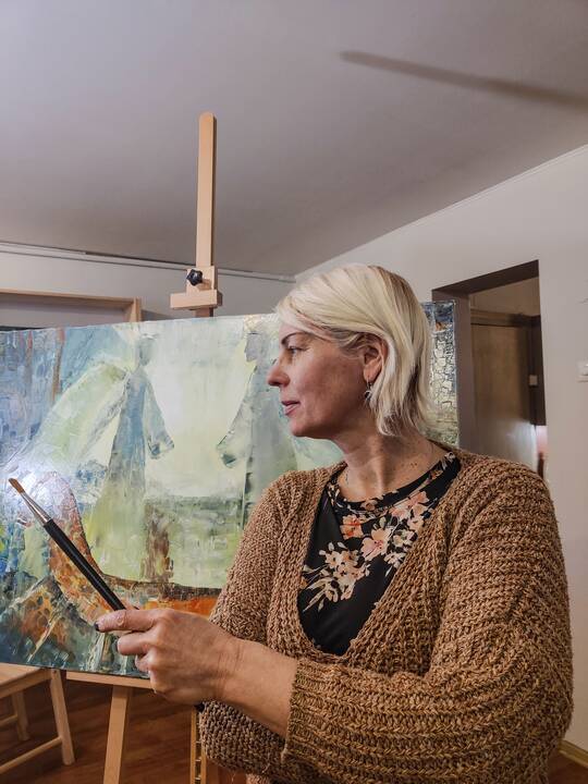Gerbėja: mama Renata – ištikima Ievos koncertų dalyvė. 