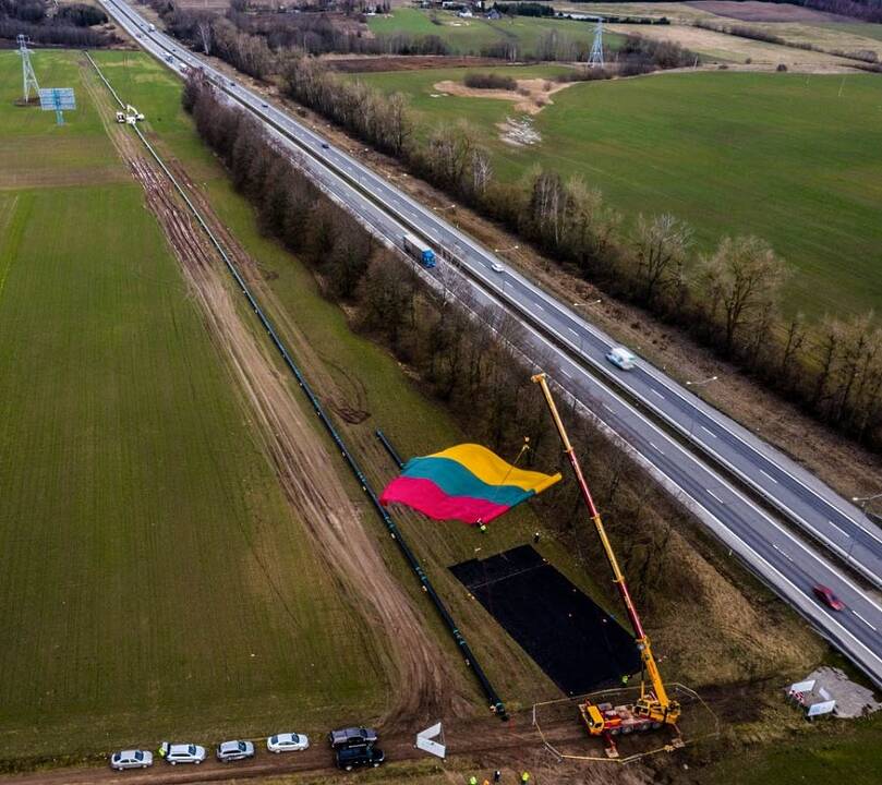 Paleis: netrukus bus pradėtas naudoti iš Lietuvos į Lenkiją nutiestas GIPL dujotiekis.