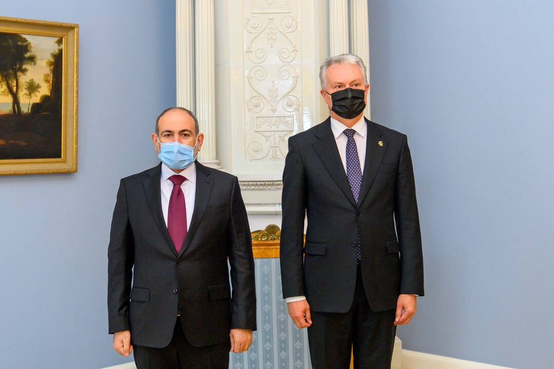 Nikolas Pašinianas ir Gitanas Nausėda