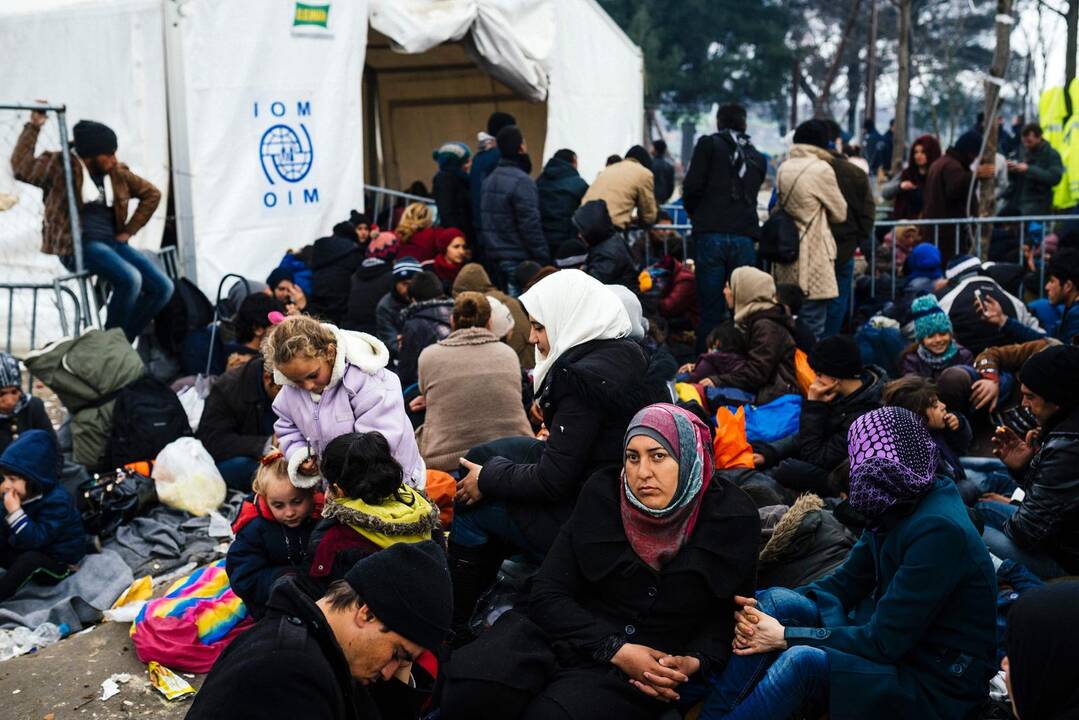 EU lyderiai nesutaria dėl migrantų kelio per Balkanų šalis uždarymo