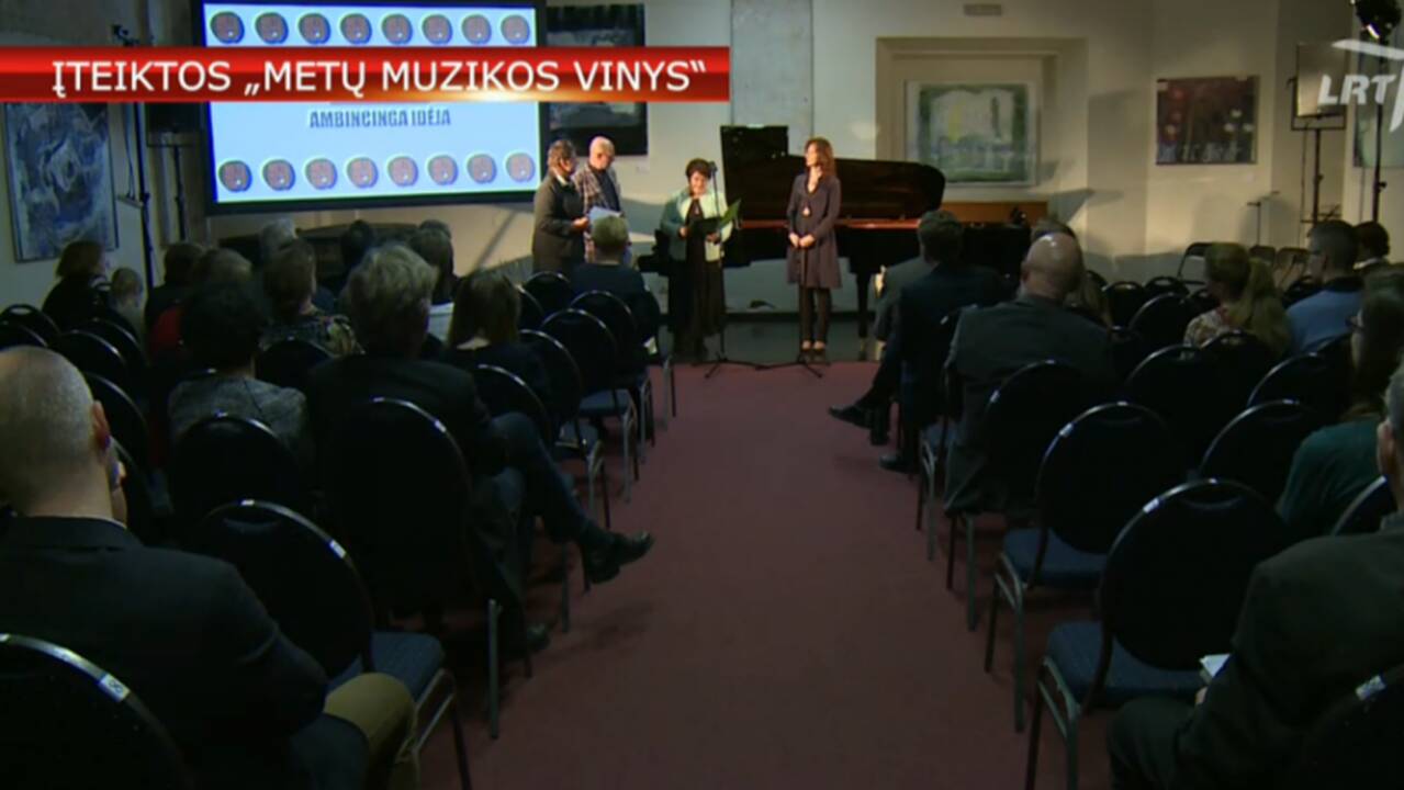 Įteiktos „Metų muzikos vinys“