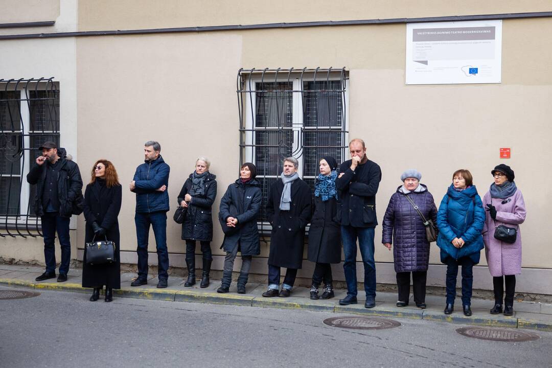 Aktorius A. Storpirštis atgulė amžino poilsio Menininkų kalnelyje