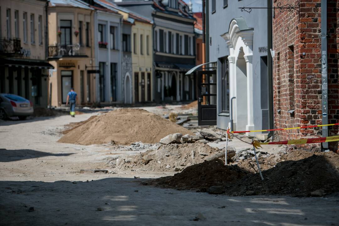 Vilniaus gatvės rekonstrukcija pažėrė pirmuosius lobius