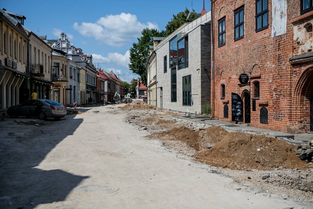 Vilniaus gatvės rekonstrukcija pažėrė pirmuosius lobius