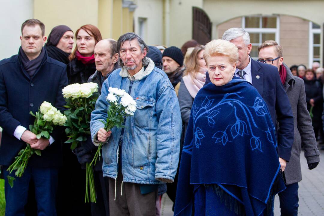 Atsisveikinimas su E. Nekrošiumi „Meno Forto“ salėje