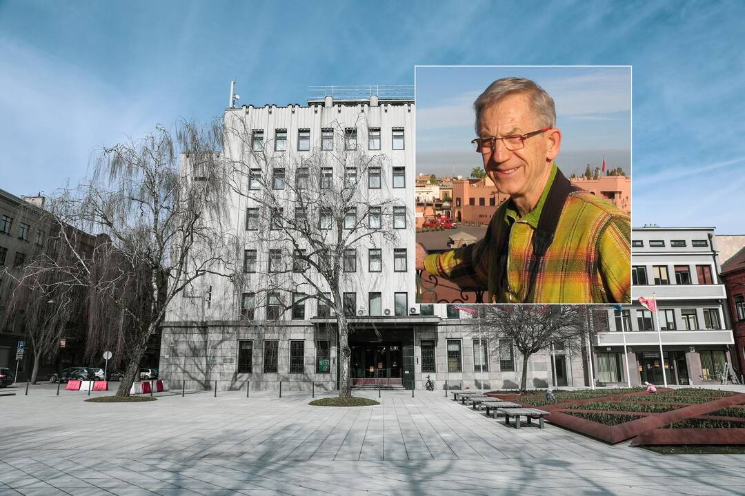 Širdis: Vilniuje gyvenantis V.Adomonis nepamiršta Kauno.