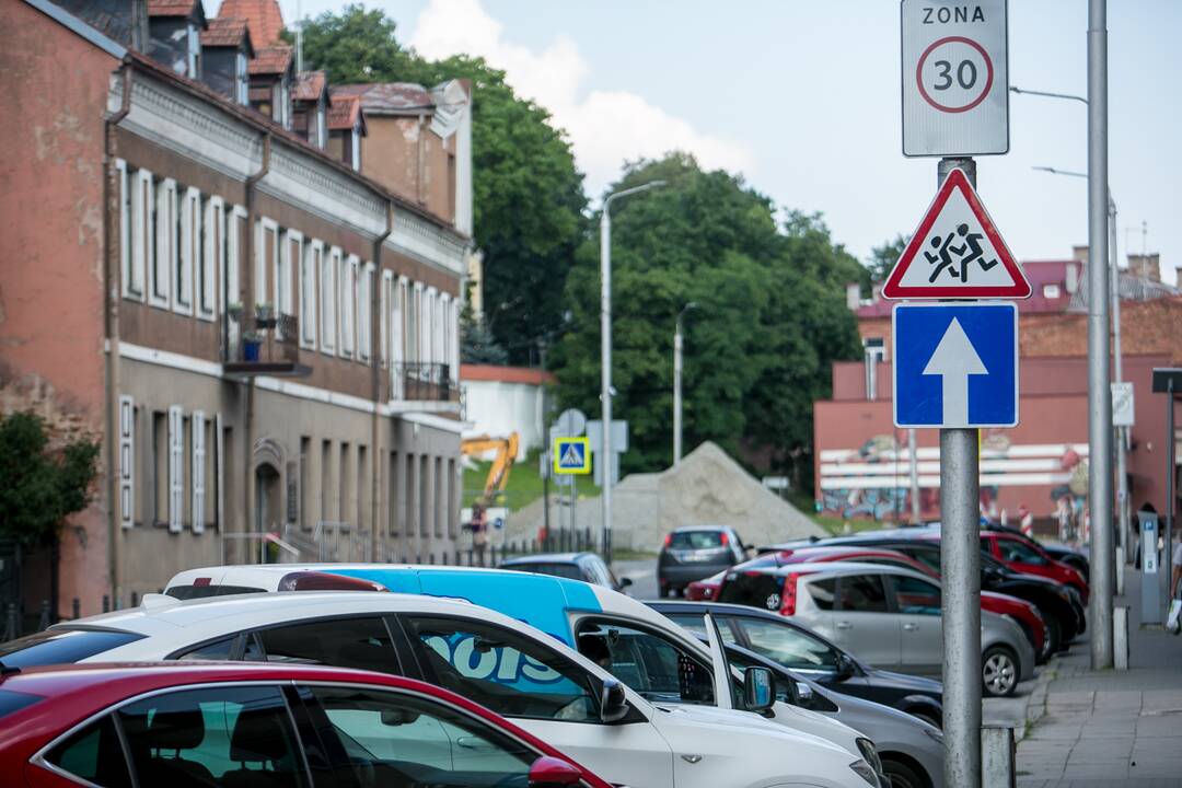 Senamiestyje – vėl nauja eismo tvarka