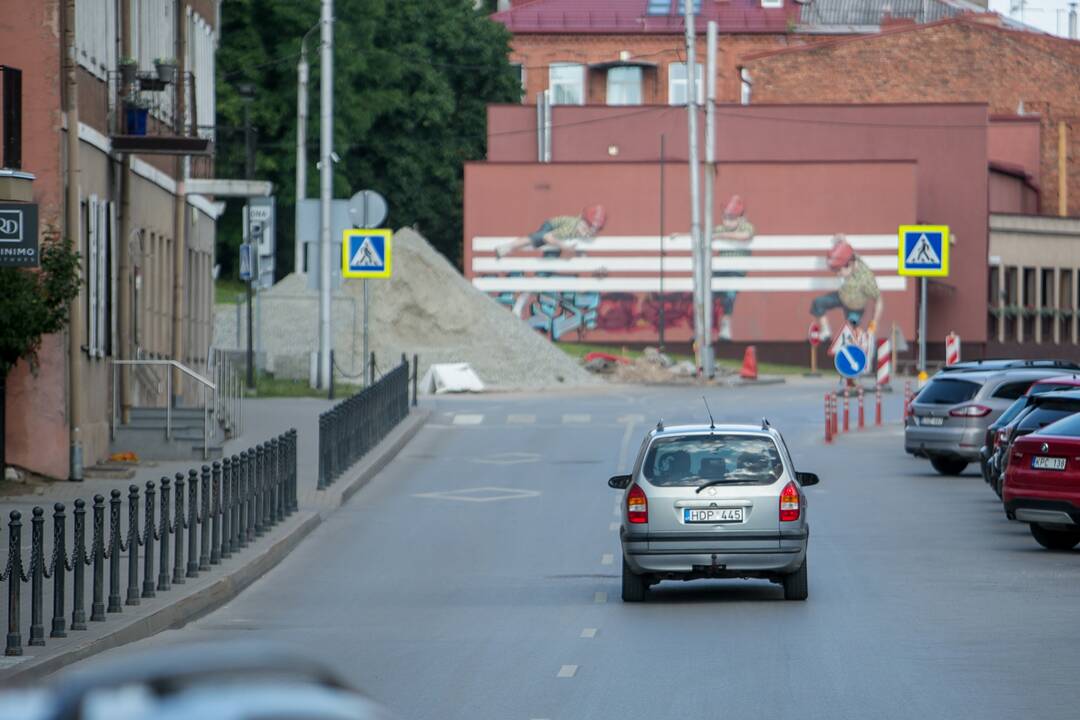 Senamiestyje – vėl nauja eismo tvarka