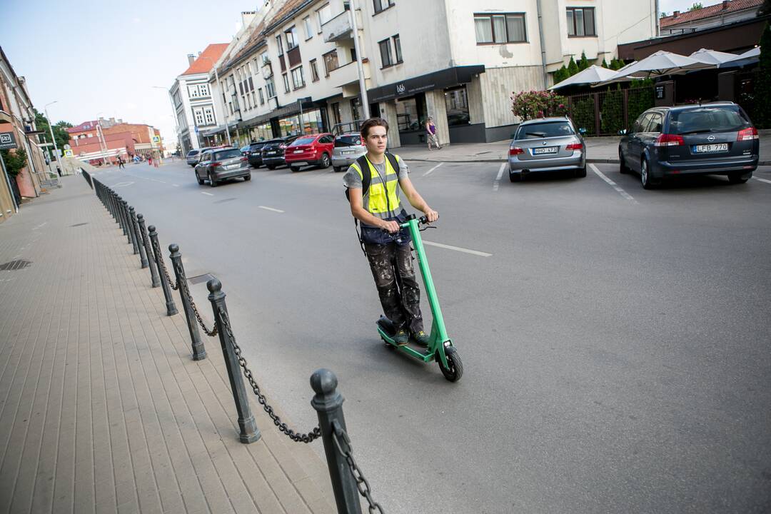 Senamiestyje – vėl nauja eismo tvarka