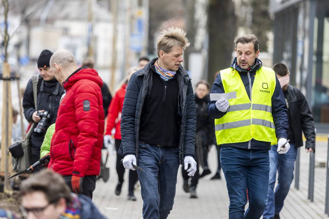 Vilniečiai kyla į Žaliąją bangą