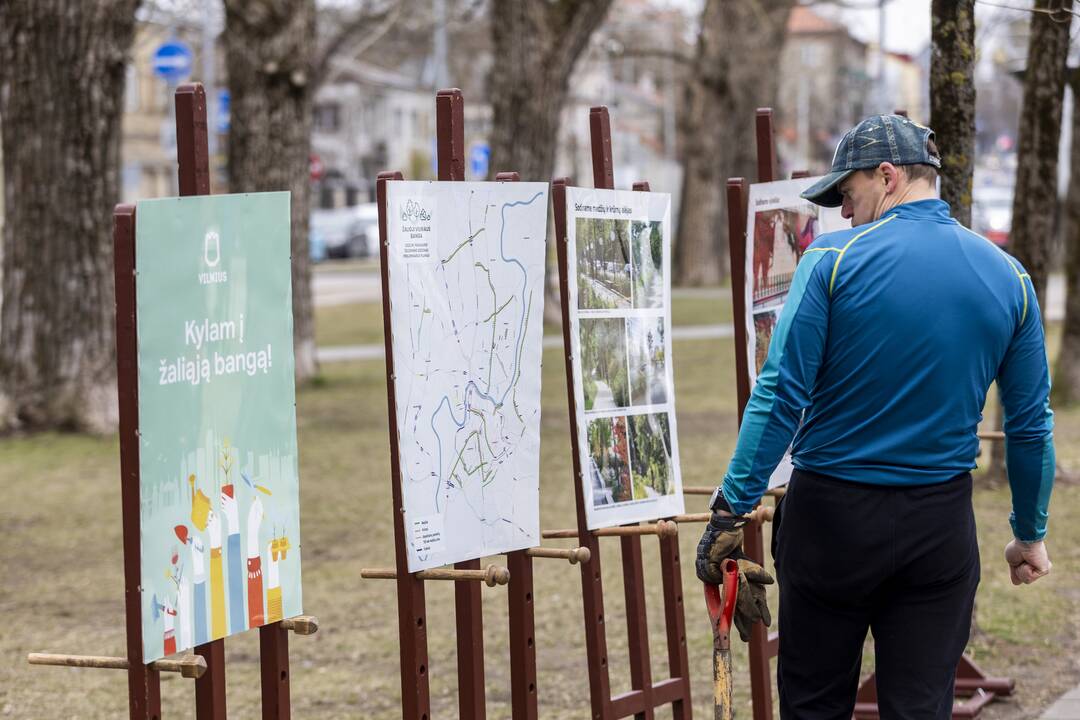 Vilniečiai kyla į Žaliąją bangą