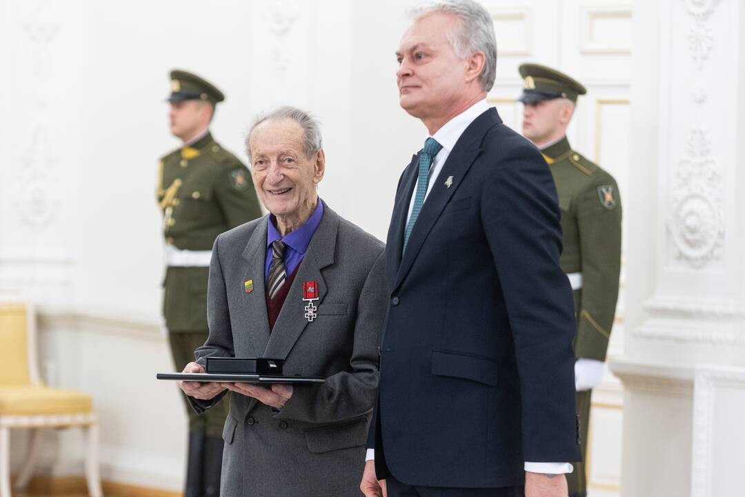 Valstybės apdovanojimų įteikimo ceremonija