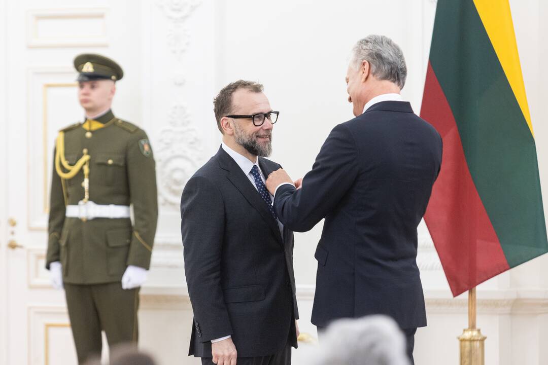 Valstybės apdovanojimų įteikimo ceremonija