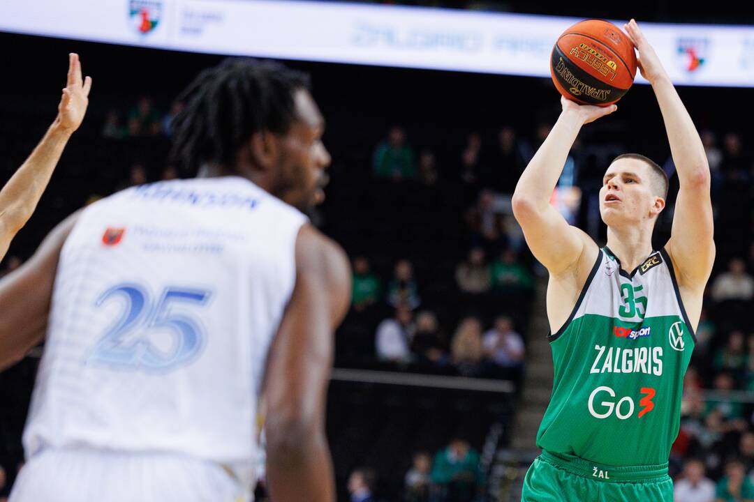 LKL: Kauno „Žalgiris“ – Pasvalio „Pieno žvaigždės“ (78:68)