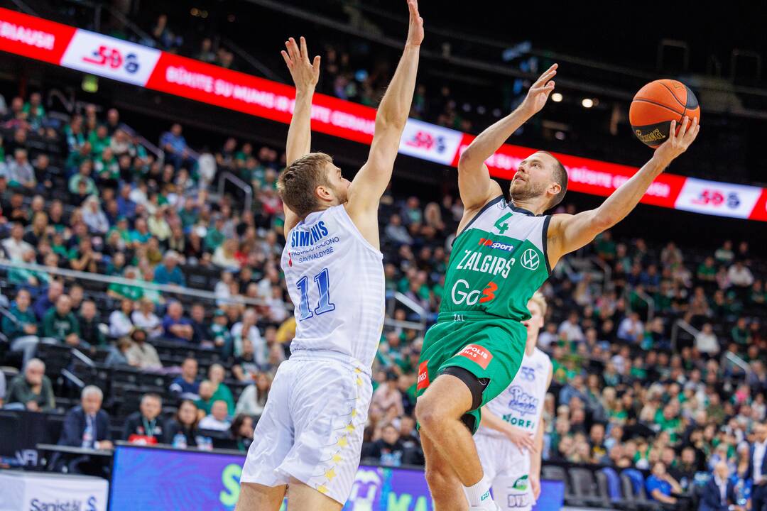 LKL: Kauno „Žalgiris“ – Pasvalio „Pieno žvaigždės“ (78:68)