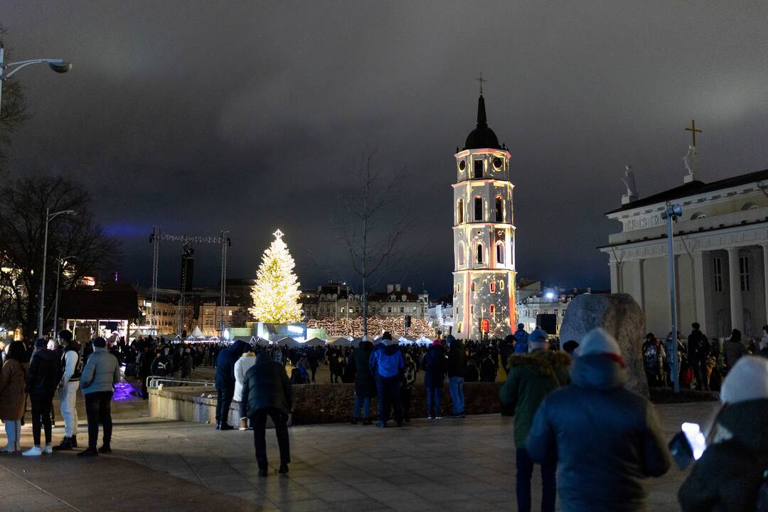 Vilnius sutiko 2024-uosius 