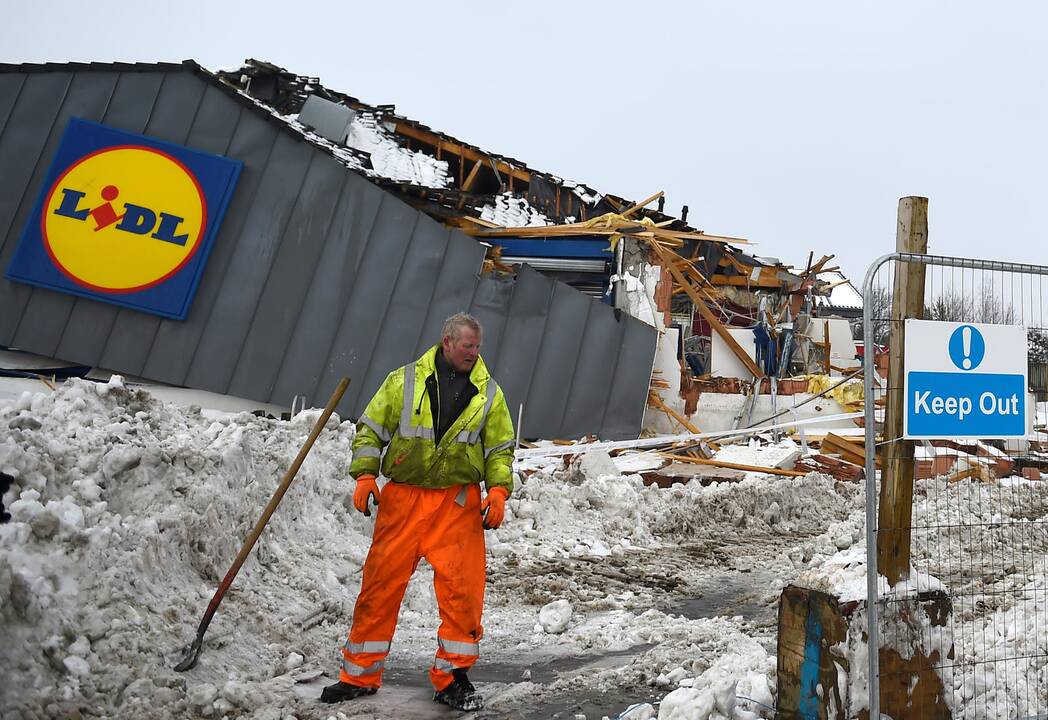 Airijoje nuniokota "Lidl" parduotuvė