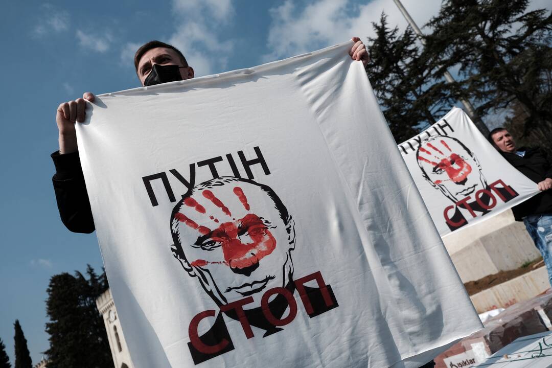 Berlyne – šimtatūkstantinė solidarumo akcija Ukrainai palaikyti