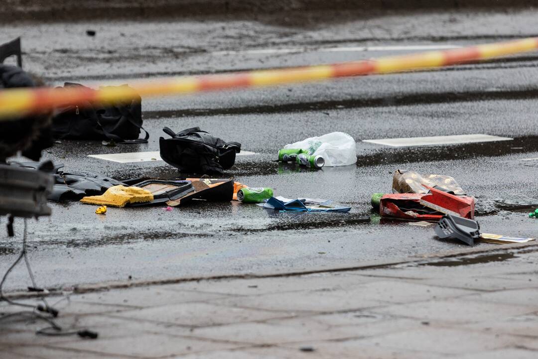 Tragiška avarija Vilniuje ant Valakupių tilto