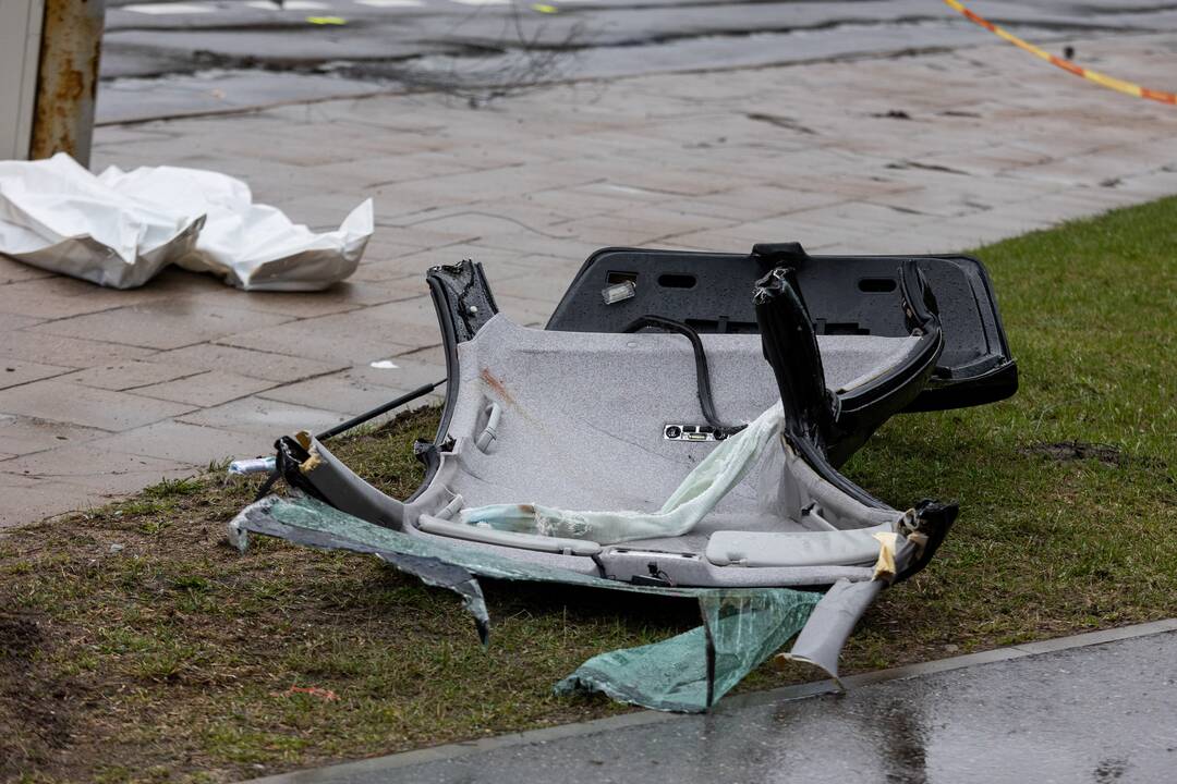 Tragiška avarija Vilniuje ant Valakupių tilto