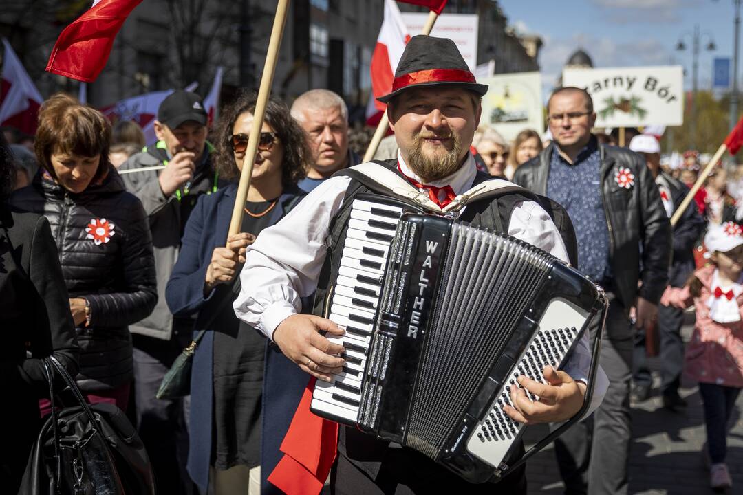 Sostinės gatvėse – Lietuvos lenkų eisena