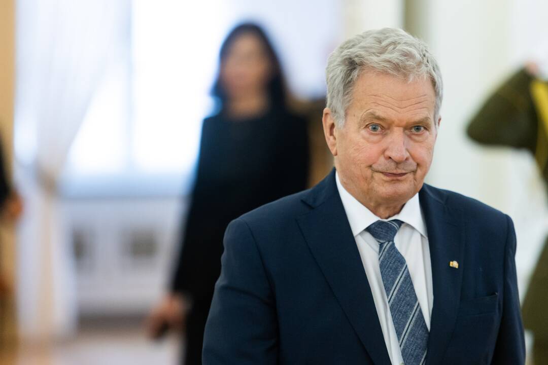 Oficialus Suomijos prezidento S. Niinisto sutikimas prezidentūroje