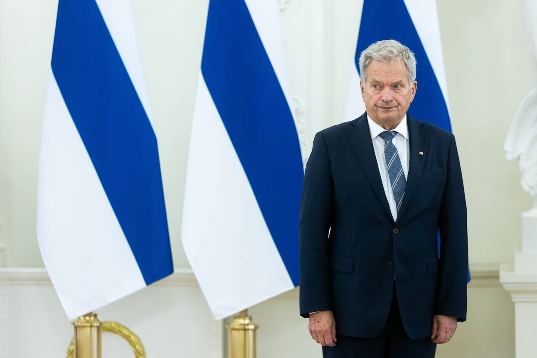 Oficialus Suomijos prezidento S. Niinisto sutikimas prezidentūroje