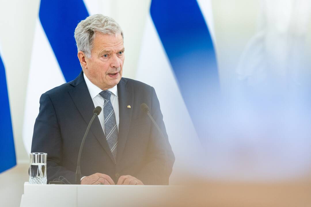 Oficialus Suomijos prezidento S. Niinisto sutikimas prezidentūroje