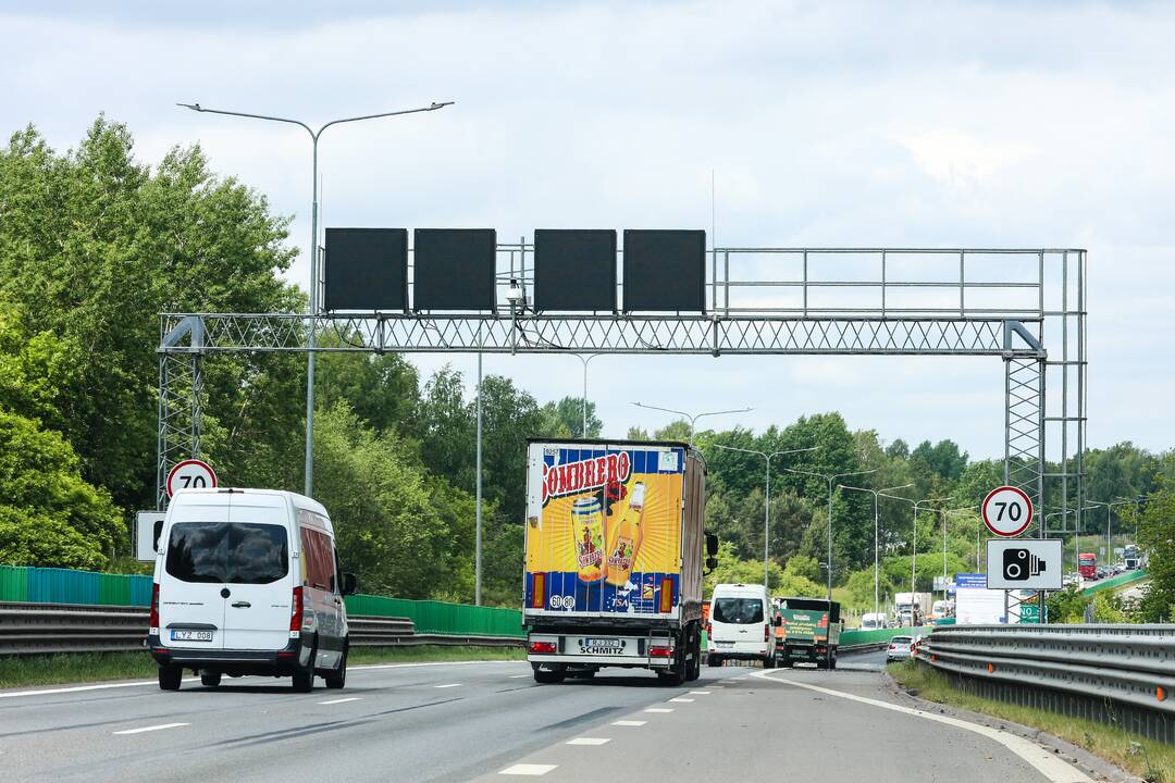 Spūstys važiuojant iš Kauno į Vilnių