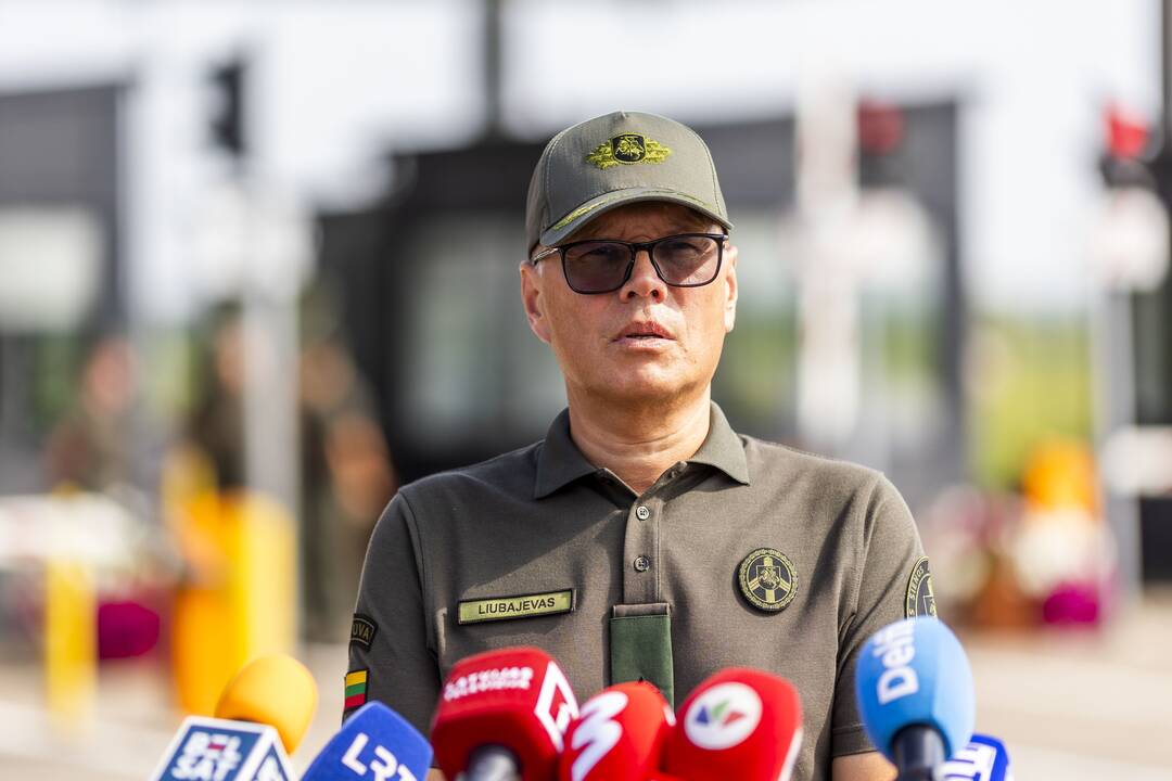 Ministrė lankėsi Tverečiaus kontrolės punkte