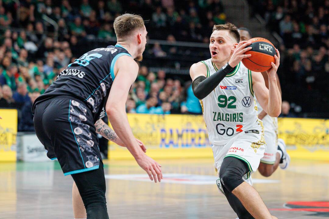 LKL: Kauno „Žalgiris“ ir Vilniaus „Wolves“