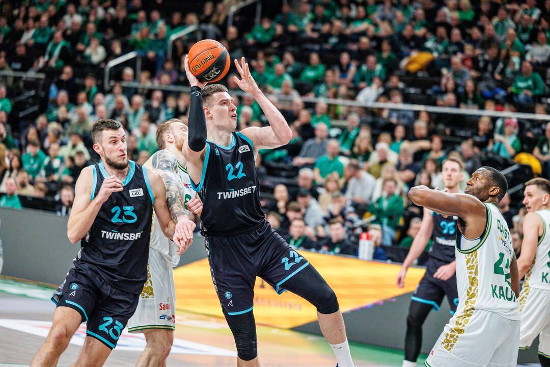 LKL: Kauno „Žalgiris“ ir Vilniaus „Wolves“