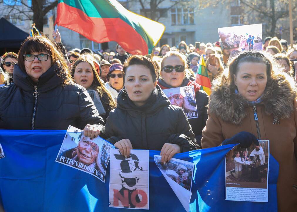 Berlyne – šimtatūkstantinė solidarumo akcija Ukrainai palaikyti