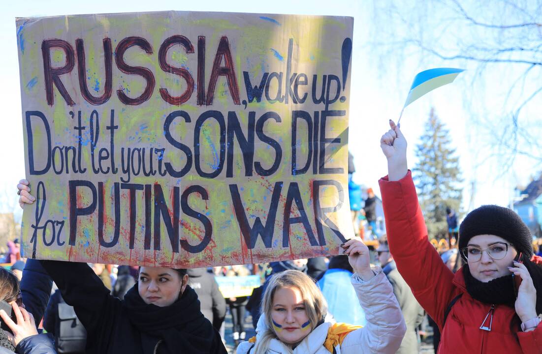 Berlyne – šimtatūkstantinė solidarumo akcija Ukrainai palaikyti