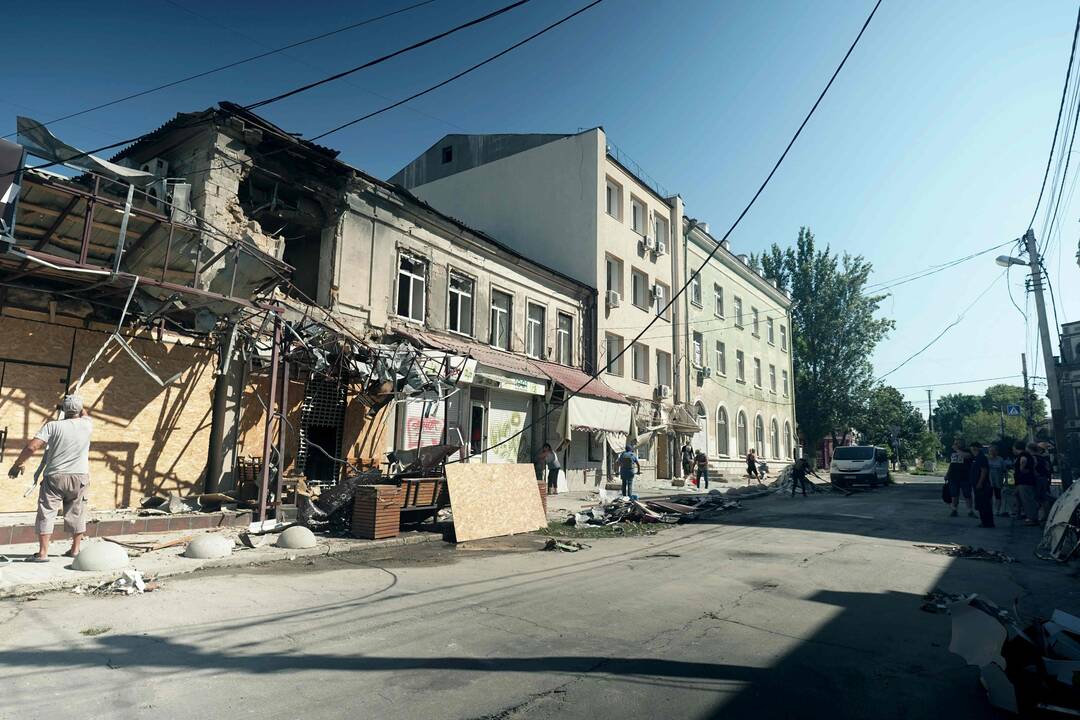 Per Rusijos apšaudymą Chersone nukentėjo du žmonės